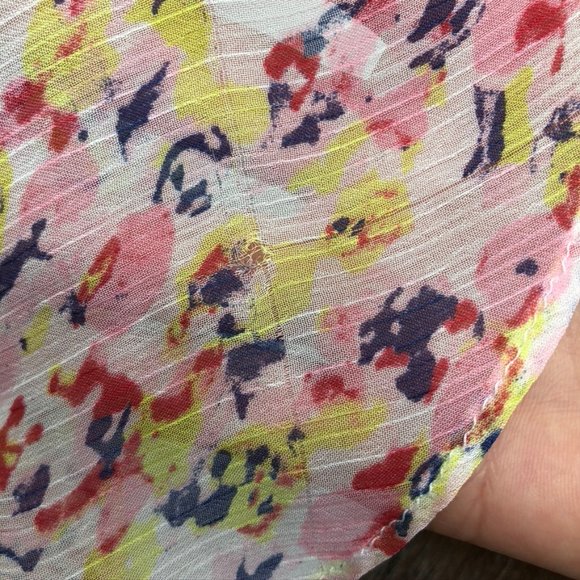 McGinn Floral Flouncy Top with Ruffle Back - Picture 6 of 8